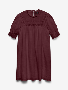 Vero Moda VMCALLIE Kurzes Kleid -Tawny Port - 10339912