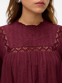 Vero Moda VMCALLIE Krótka sukienka -Tawny Port - 10339912