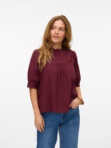 Vero Moda VMCALLIE Top -Tawny Port - 10339915