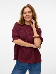 Vero Moda VMCALLIE Top -Tawny Port - 10339915