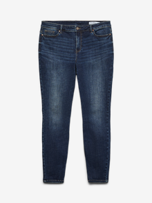 Vero Moda VMCFLASH Vita media Skinny Fit Jeans -Dark Blue Denim - 10339977