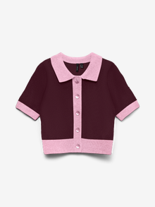Vero Moda VMSALLY Cárdigan de punto -Burgundy - 10340476