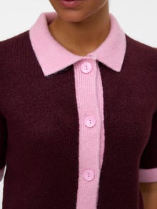 Vero Moda VMSALLY Strikket cardigan -Burgundy - 10340476