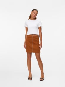 Vero Moda VMVIENNA High waist Midi skirt -Glazed Ginger - 10340491