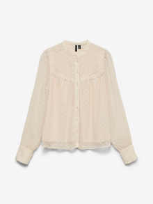 Vero Moda VMLEAH Košeľa -Pumice Stone - 10340526