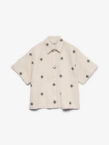 Vero Moda VMTHEA Farkkupaita -Ecru - 10340561
