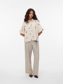 Vero Moda VMTHEA Farmerszoknya -Ecru - 10340561