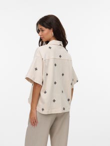 Vero Moda VMTHEA Farmerszoknya -Ecru - 10340561