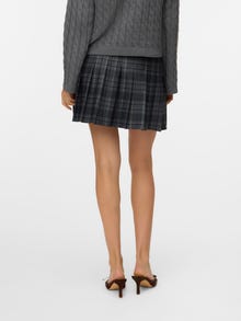 Vero Moda VMPIPER Mittlere Taille Kurzer Rock -Medium Grey Melange - 10340663