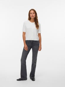Vero Moda VMLUCIA Úpletový sveter -Snow White - 10340802