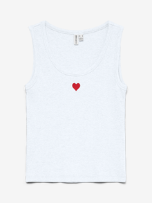 Vero Moda SNHEART Camisetas de tirantes -Bright White - 10340804