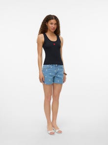 Vero Moda SNHEART Tank-Top -Black - 10340804