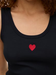 Vero Moda SNHEART Camisetas de tirantes -Black - 10340804