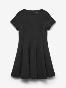 Vero Moda VMBESTIE Korte jurk -Dark Grey Melange - 10340875