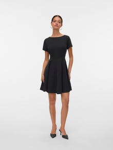 Vero Moda VMBESTIE Korte jurk -Dark Grey Melange - 10340875