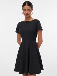 Vero Moda VMBESTIE Korte jurk -Dark Grey Melange - 10340875