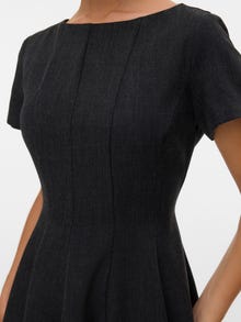 Vero Moda VMBESTIE Korte jurk -Dark Grey Melange - 10340875