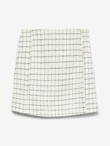 Vero Moda VMMIRANDA Hohe Taille Kurzer Rock -Bright White - 10340937
