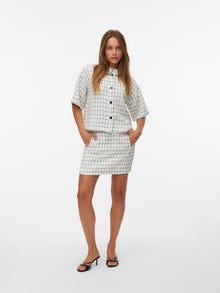 Vero Moda VMMIRANDA Taille haute Jupe courte -Bright White - 10340937