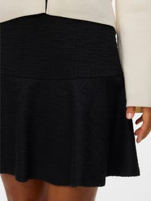 Vero Moda AWJUSTI Hohe Taille Kurzer Rock -Black - 10341101
