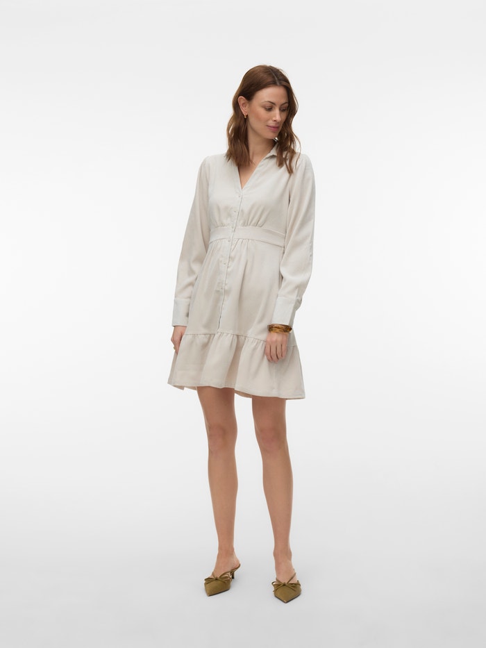 vero moda short dress Buy VERO MODA Brown Mini Lace Ruched Jersey Dress from Next USA