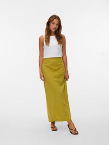 Vero Moda VMJOSIE Cintura alta Falda larga -Avocado Oil - 10341160