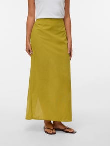 Vero Moda VMJOSIE Taille haute Jupe longue -Avocado Oil - 10341160