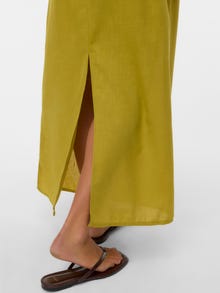 Vero Moda VMJOSIE Taille haute Jupe longue -Avocado Oil - 10341160