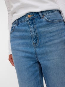 Vero Moda VMBILLIE Visok uspon Bačva stane Traperice -Medium Blue Denim - 10341198