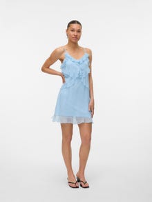Vero Moda VMOAKLEY Krótka sukienka -Chambray Blue - 10341215