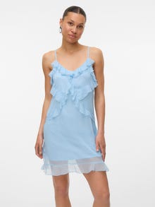 Vero Moda VMOAKLEY Krótka sukienka -Chambray Blue - 10341215