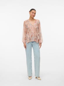 Vero Moda VMOAKLEY Top -Primrose Pink - 10341227