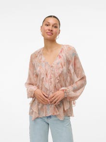 Vero Moda VMOAKLEY Top -Primrose Pink - 10341227