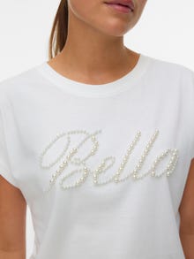 Vero Moda VMLIZA Tričko -Bright White - 10341269