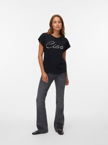 Vero Moda VMLIZA T-Shirt -Black - 10341269