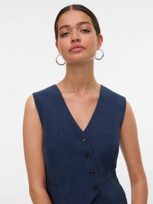 Vero Moda VMBESTIE Top -Navy Blazer - 10341274