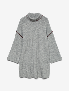 Vero Moda AWELLA Robe courte -Light Grey Melange - 10341365