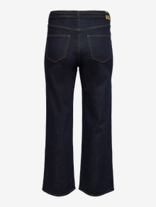 Vero Moda VMCTESSA Magas derék Széles láb Farmer -Dark Blue Denim - 10341456
