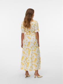 Vero Moda Tavapärane lõige Särgikrae Pikk kleit -Snow White - 10341473