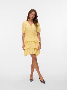 Vero Moda VMLISE Krátké šaty -Golden Haze - 10341663