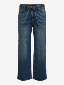 Vero Moda VMCTESSA Høyt snitt Wide Leg Fit Jeans -Medium Blue Denim - 10341681