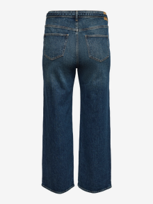 Vero Moda VMCTESSA Høyt snitt Wide Leg Fit Jeans -Medium Blue Denim - 10341681
