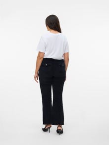 Vero Moda VMCSIRI Taille moyenne Pantalons -Black - 10341706