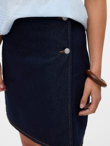 Vero Moda VMSUMMER Taille haute Jupe courte -Dark Blue Denim - 10341712