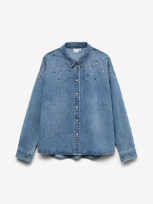 Vero Moda VMPIXIE Chemise en denim -Medium Blue Denim - 10341730