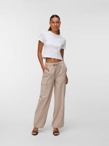 Vero Moda VMKARLIE Cargo Trousers -Silver Lining - 10341739