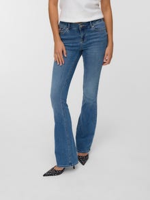 Vero Moda VMCAMILLE Low rise Flared fit Jeans -Medium Grey Denim - 10341820