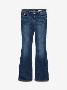 Vero Moda VMCAMILLE Low rise Flared Fit Jeans -Dark Blue Denim - 10341821