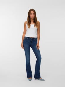 Vero Moda VMFLASH Střední pas Skinny Fit Džíny -Medium Grey Denim - 10341822