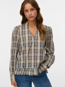 Vero Moda VMMALI Tops -Pumice Stone - 10341893